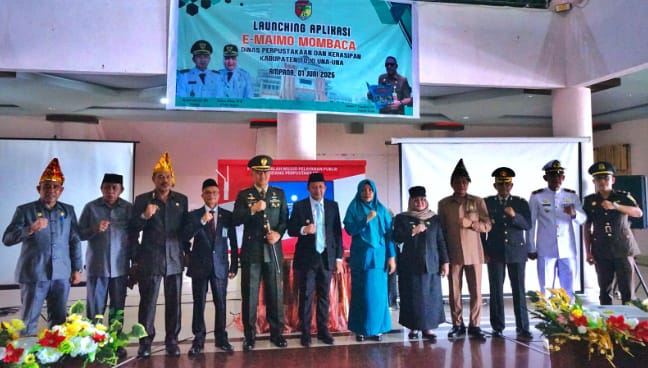 Bupati Ilham Lawidu Launching Aplikasi E-Maimo Mombaca