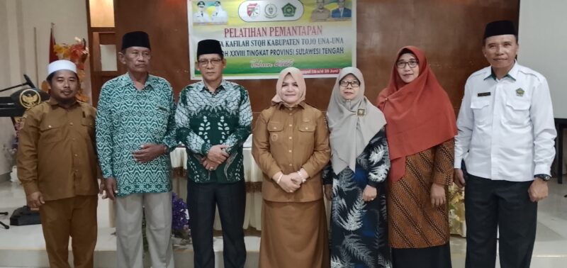 Wakil Bupati Touna, Surya Lapasiri Membuka Pelatihan Pemantapan Peserta STQH.