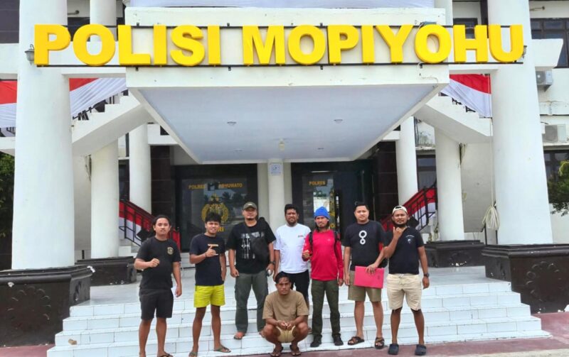 Foto : Tim Satreskrim Touna Berhasil Menangkap Pelaku Korupsi APBDes di Wilayah Gorontalo.