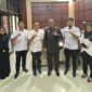 Kepala Kantor Pertanahan Bersama Jajaran Saat Foto Bersama Dengan Pejabat Sekretaris Daerah.