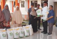 Pemda Touna Menyalurkan Bantuan Beras Cadangan Pangan Pemerintah Periode Bulan Juni-Juli 2025.