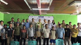 Kakan Pertanahan Touna, Siswoyo Pimpin Kegiatan Sosialisasi inventarisasi dan Identifikasi Pelaksanaan Pengadaan Tanah Untuk Sekolah Rakyat di Desa Betaua Kecamatan Tojo.