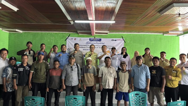 Kakan Pertanahan Touna, Siswoyo Pimpin Kegiatan Sosialisasi inventarisasi dan Identifikasi Pelaksanaan Pengadaan Tanah Untuk Sekolah Rakyat di Desa Betaua Kecamatan Tojo.