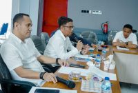 Kepala BPKAD Kabupaten Touna, Dr. Rismanto Laide,ST.,MM Saat Memberikan Pemaparan di Kegiatan Evaluasi dan Fasilitasi Rancangan Peraturan Daerah Tentang Pertanggungjawaban Pelaksanaan APBD Tahun 2024