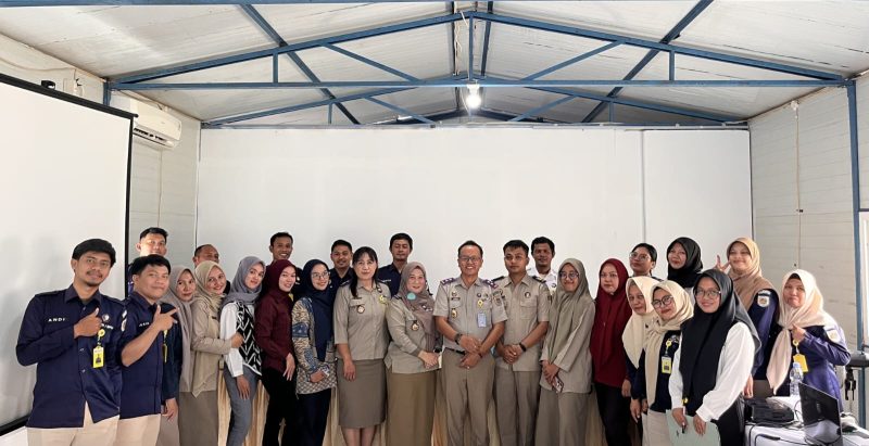 Kakan Pertanahan Touna, Siswoyo Pimpin Sosialisasi Anti Korupsi Dalam Rangka Memperkuat Reformasi dan Mewujudkan WBBM.