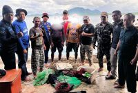 Tim Patroli Gabungan Berhasil Tangkap Pelaku Bom Ikan Beserta Barang Bukti di Perairan Desa Kalia Kecamatan Talatako