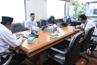Ketua dan Tim Panitia Seleksi Calon Sekda Touna.