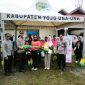 Kapolres Touna AKBP Yanna Djayawidya,SIK,.MH Didampingi Wakapolres Kompol Mulyadi Meninjau Langsung Pelaksanaan Pasar Beras Murah.