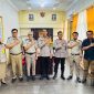 Kakan Pertanahan Bersama Jajarannya Saat Foto Bersama Dengan Kapolres Touna
