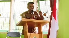 Plt. Kepala Dinas Pendidikan, Pemuda dan Olahraga Kabupaten Touna, Samudin Tanciga