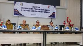 Pj. Sekda Touna, Alfian Matajeng Pimpin Sosialisasi Pembentukan Pos Bantuan Hukum Diwilayah Touna