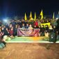 Mahasiswa Touna Gelar Aksi 1000 Lilin di Polres Touna Dalam Rangka Mengenang Tragedi Driver Ojol
