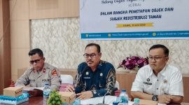 Sekda Touna, Alfian Matajeng Pimpin Sidang GTRA Penetapan Objek dan Subjek Redistribusi Tahan.