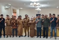 Wakil Bupati Touna, Surya Lapasiri Membuka Sosialisasi Perhitungan Indeks Ketahanan Daerah.