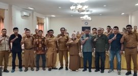 Wakil Bupati Touna, Surya Lapasiri Membuka Sosialisasi Perhitungan Indeks Ketahanan Daerah.