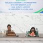 Sekda Touna Alfian Matajeng Didampingi Kepala BPJS Ketenagakerjaan, Salfia Latuhihin Saat Memberikan Arahan.