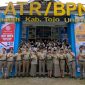 Kakan Pertanahan, H. Said Salim Niode Pimpinan Upacara Peringatan Hantaru Ke-65.