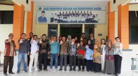 Kakan Kemenag, Muh. Syahruddin Didampingi Kasubbag TU Menerima Kunjungan Silaturahmi dan Sosialisasi Tim Idensos dan Pencegahan Satgawil Sulteng Densus 88 AT Polri.
