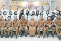 Wakil Bupati, Hj. Surya Lapasiri Membuka Pelatihan Dasar CPNS Lingkup Pemkab Touna. 