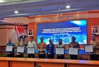 Bupati Touna, Ilham Lawidu Bersama Kepala BKN Prof.Zudan Arif Fakrulloh Mendatangani Komitmen Pembangunan Meritokrasi.