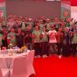 Bupati Touna Ilham Lawidu Hadiri Peringatan Peringatan HUT TNI Ke-80 Tahun di Makodam XXIII Palaka Wira. 