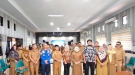 Wakil Bupati Touna, Surya Lapasiri, Pimpin Rapat Pendampingan Penyusunan Register Risiko Yang Meliputi Risiko Strategis, Risiko Operasional, Risiko Fraud dan PPBR.