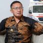 Bupati Touna, Ilham Lawidu Saat berada di Gedung Kompas TV Dalam Wawancara Ekslusif.