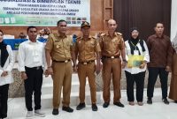 Asisten Bidang Administrasi Umum Alimudin Mohammad Hadir Sekaligus Membuka Bimtek Pemahaman dan Kepatuhan Terhadap Legalitas Bagi Usaha Mikro. 