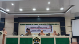 Dharma Wanita Persatuan (DWP) Kantor Kementerian Agama Touna Gelar Kegiatan Sosialisasi Bullyng dan Perundungan Pada Anak.