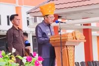 Upacara Peringatan Hari Pahlawan Nasional di Pimipin Oleh Bupati Touna Ilham Lawidu.