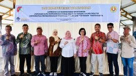 Wakil Bupati Touna, Surya Lapasiri Hadir Sekaligus Membuka Kegiatan Uji Kompetensi Wartawan di Pulau Papan Desa Ladoda Kecamatan Talatako.