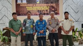 Asisten Perekonomian dan Pembangunan, Asrar M. Ali Membuka Sosialisasi Izin Pertambangan Rakyat dan Inventarisasi Penambangan Tanpa Izin.