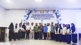 Bupati Touna, Ilham Lawidu Kukuhkan Organisasi IPPM-TU Banggai Periode 2026-2028.