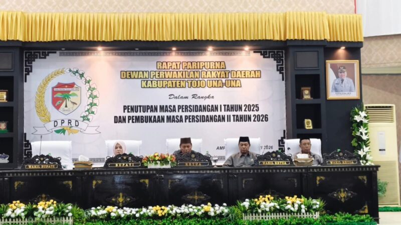 DPRD Touna Gelar Rapat Paripurna Dalam Rangka Penutupan Masa Persidangan I Tahun 2025 dan Pembukaan Masa Persidangan II Tahun 2026.