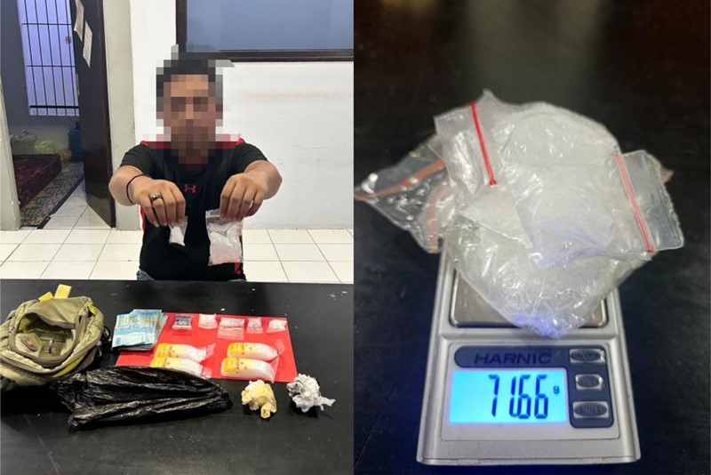 Pelaku Seorang ASN Berinisial M.A.K (43) Berhasil di Amankan Polres Touna.