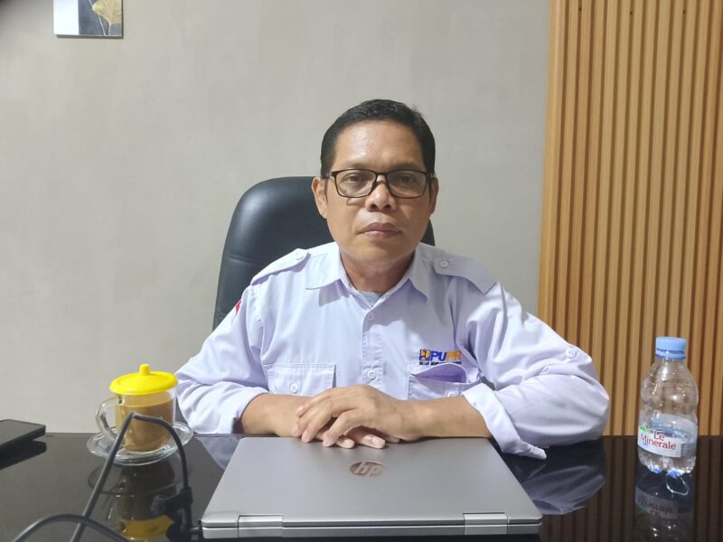 Foto : Kepala Bidang Sumber Daya Air (SDA) Dinas PUPR Touna, Faisal Sanang.