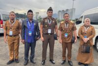 Bupati Ilham Lawidu dan Wakil Bupati Surya Lapasiri Saat Menghadiri Rakornas di Kabupaten Bogor.