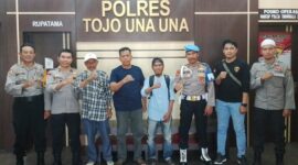 Wakapolres Touna, Kompol Mulyadi Pimpin Langsung Mediasi Kesalahpahaman Antara Jurnalis dan Anggota Polres.