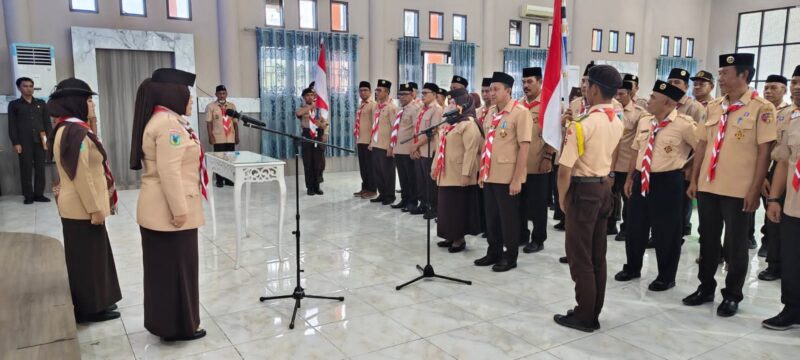 Wakil Bupati, Surya resmi terpilih sebagai Ketua Kwarcab Gerakan Pramuka Touna.