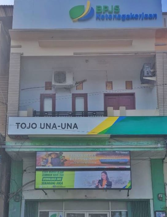 Kantor BPJS Ketenagakerjaan Cabang Ampana Kabupaten Tojo Una-Una.