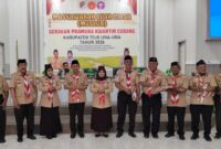 Bupati Ilham Lawidu Membuka Muslub Gerakan Pramuka Kwartir Touna.