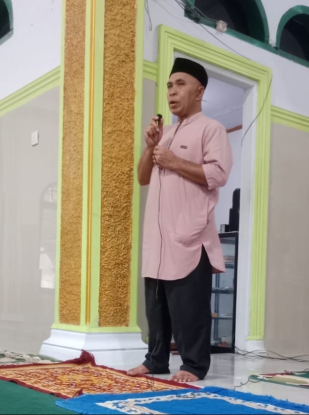 Inspektur Inspektorat Touna, Yaumihi Palampangan Saat Melepaskan Tim Safari Ramadhan.