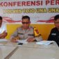 Wakapolres Touna, Kompol Mulyadi Pimpin Langsung Konferensi Pers.