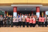 Bupati Touna, Ilham Lawidu Saat Menghadiri HUT Kota Poso Ke-131 Tahun.