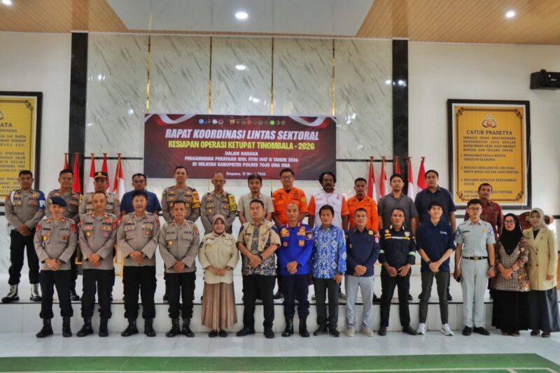 Wakapolres, Kompol Mulyadi Pimpin Rapat Koordinasi Lintas Sektoral Kesiapan Operasi Ketupat Tinombala Menyambut Lebaran Idul Fitri.