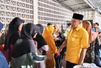 Bupati Touna, Ilham Lawidu Gelar Bukber Bersama Dengan Penyandang Disabilitas Serta Para Janda Lansia di Kediamannya.