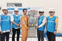 Foto Bersama Bupati Touna, Direktur Menejemen PT. PLN dan Bupati Morowali Usai Melakukan Peninjauan di PLTU Desa Sabo.