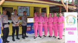 Kapolres Touna AKBP Yanna Djayawidya Memantau Langsung Kesiapan Pospam dan Posyan Guna Memastikan Kesiagaan Personel.