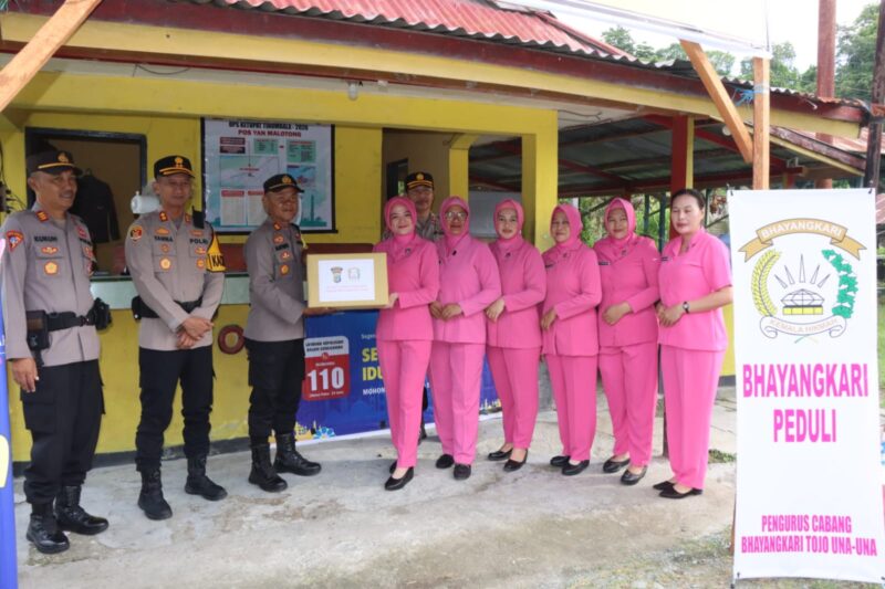 Kapolres Touna AKBP Yanna Djayawidya Memantau Langsung Kesiapan Pospam dan Posyan Guna Memastikan Kesiagaan Personel.