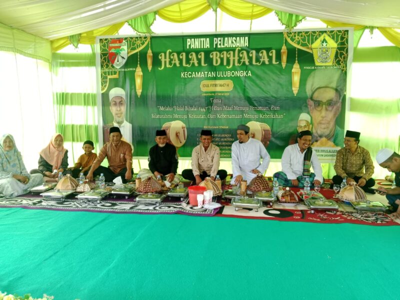 Asisten II Sekretariat Daerah Touna, Mohammad Asrar M. Ali Hadiri Halal Bihalal Didesa Uekambuno Kecamatan Ulubongka